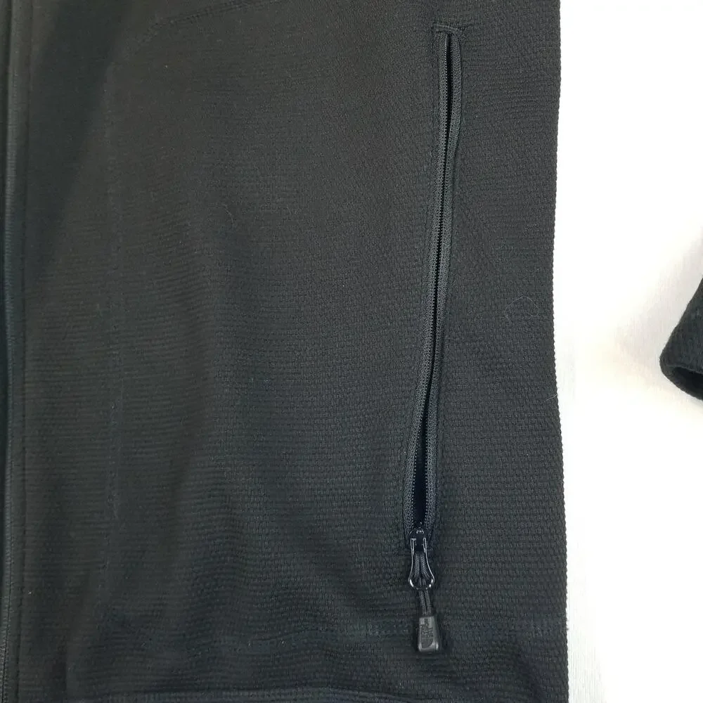 The North Face Apex Hybrid Fleece Mens Large Black Full Zip Jacket A7RE